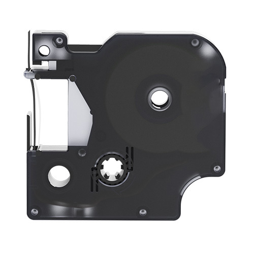 Ruban à lettres compatible Dymo 45808, noir sur jaune, 19 mm