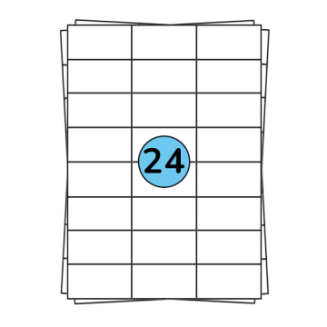 Étiquettes en planches A4