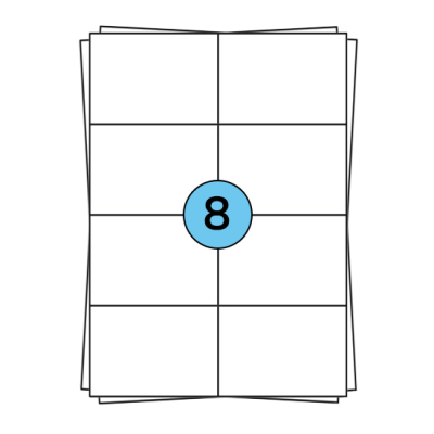 Étiquettes en planches A4